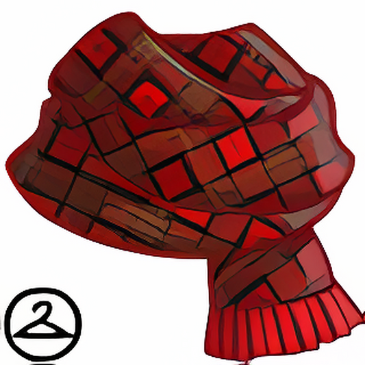 Dyeworks Red: Extra Plaid Scarf