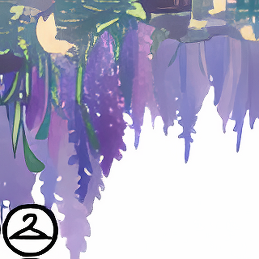Wisteria and Butterfly Garland