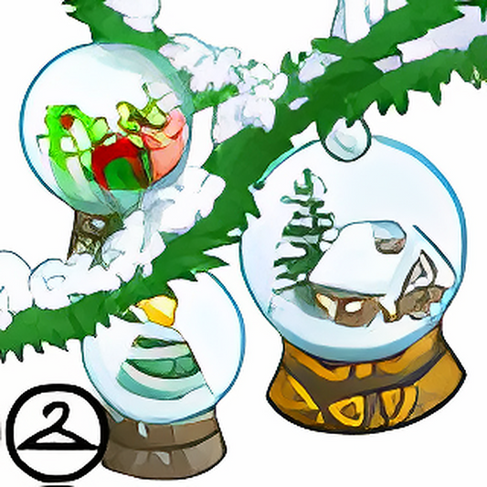 Snowglobe Garland