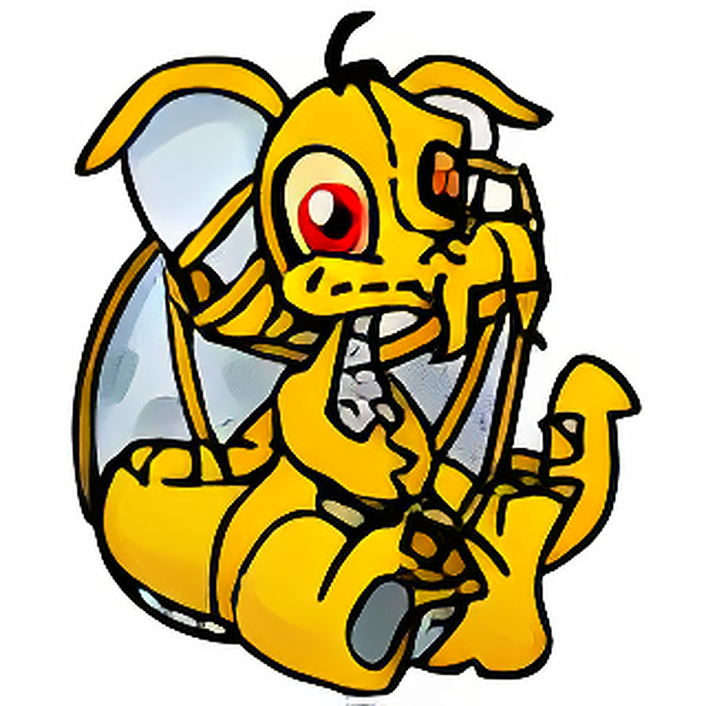 Yellow Draik Plushie
