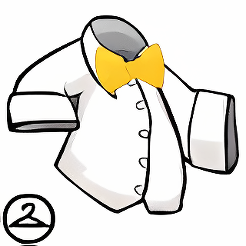 Festive Shirt with Gold Bow Tie
