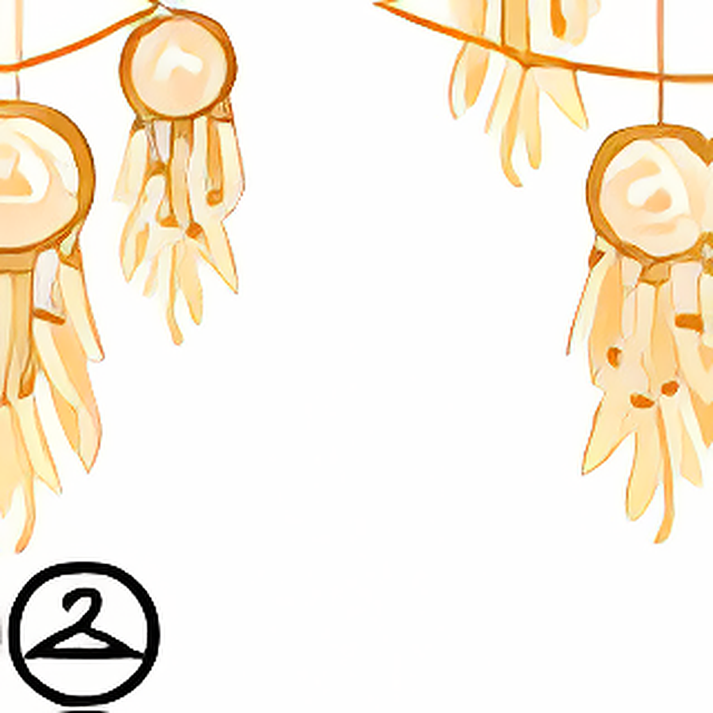Dyeworks Orange: Dream Catcher Garland