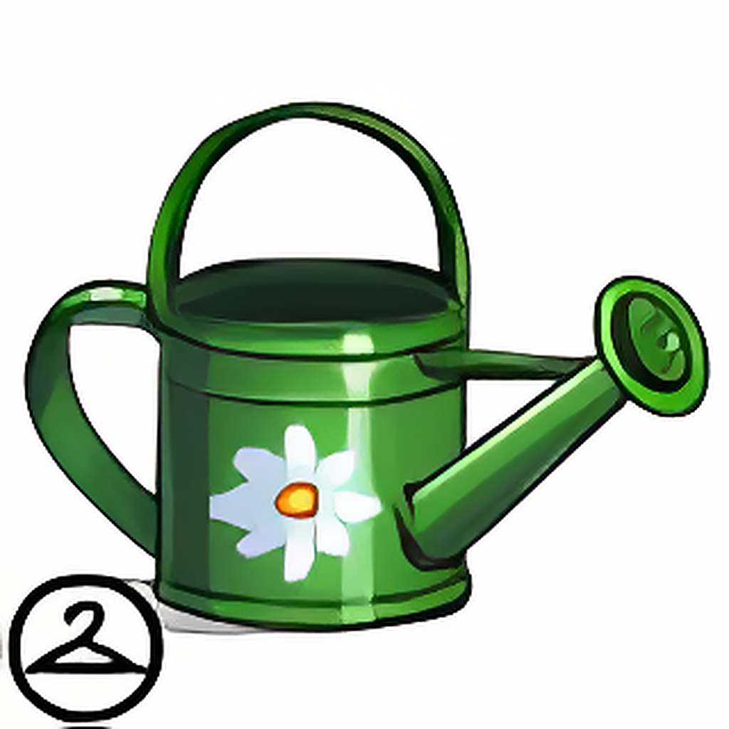 Green Watering Can Handheld