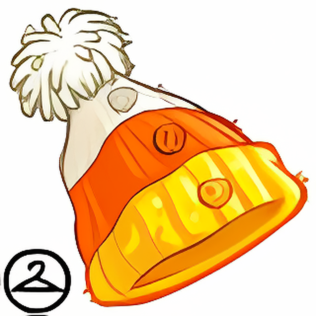 Baby Candy Corn Hat