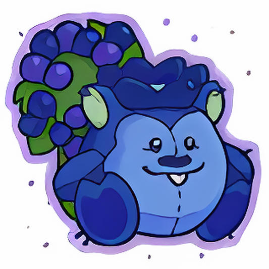 Magical Blueberry Meerca Plushie