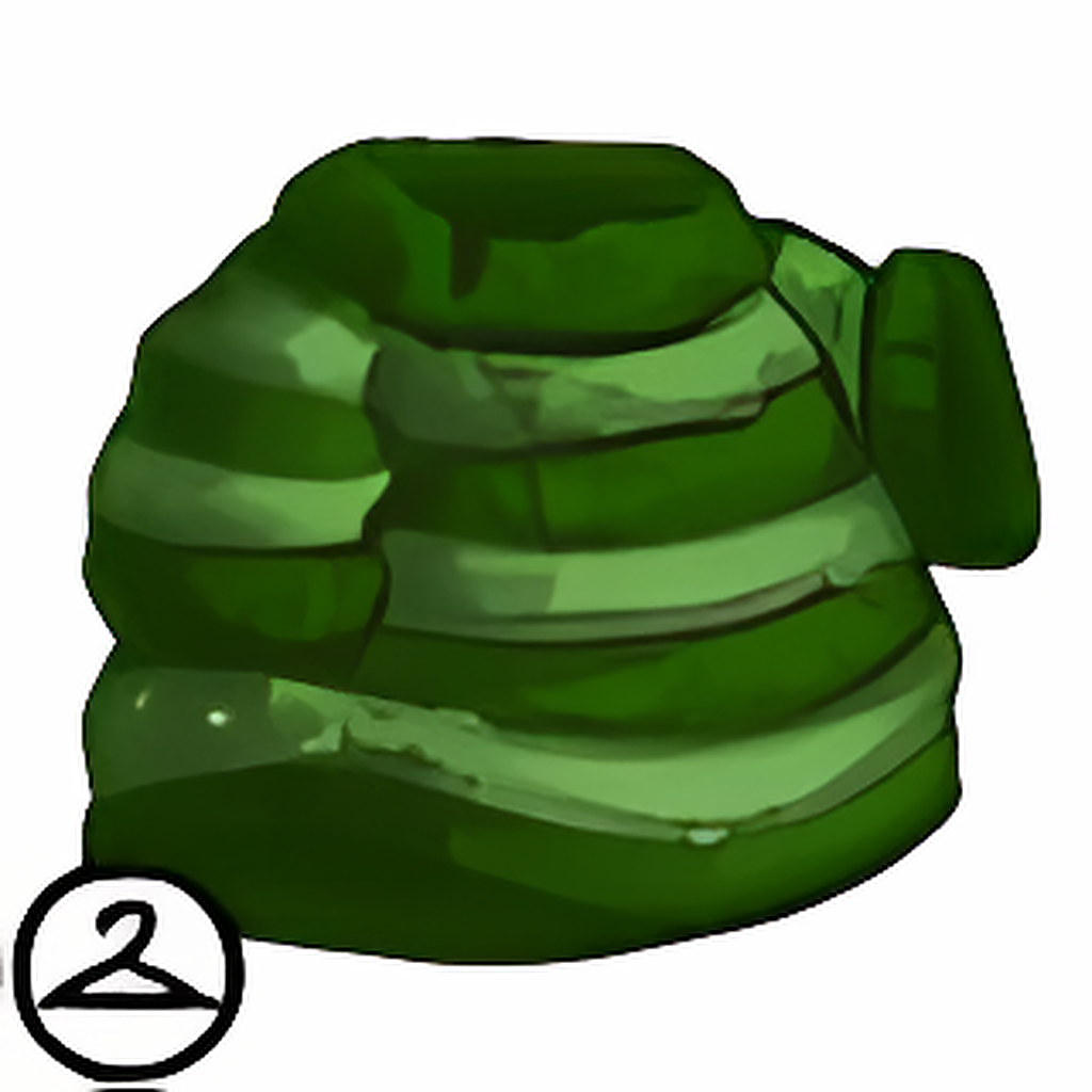 Dyeworks Green: Grunge Striped Mutant Sweater