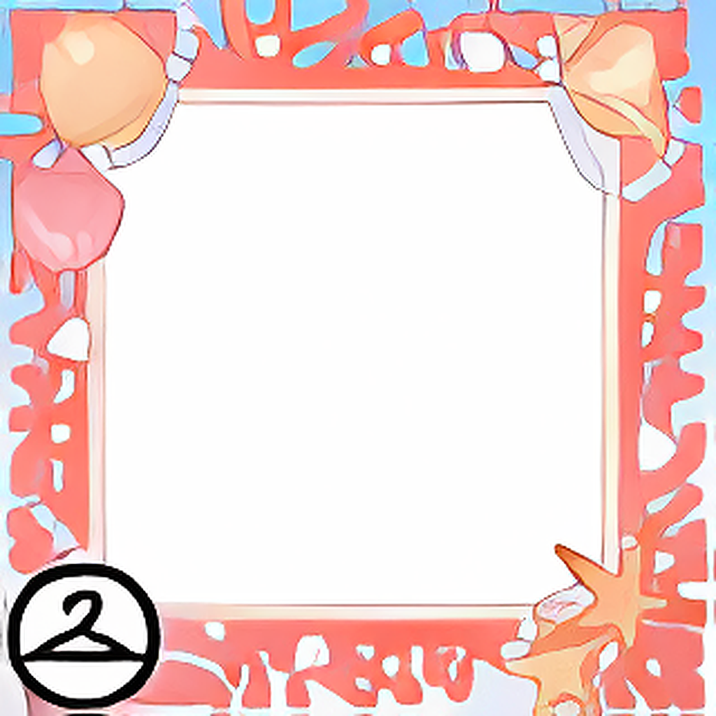 Coral and Sea Life Frame