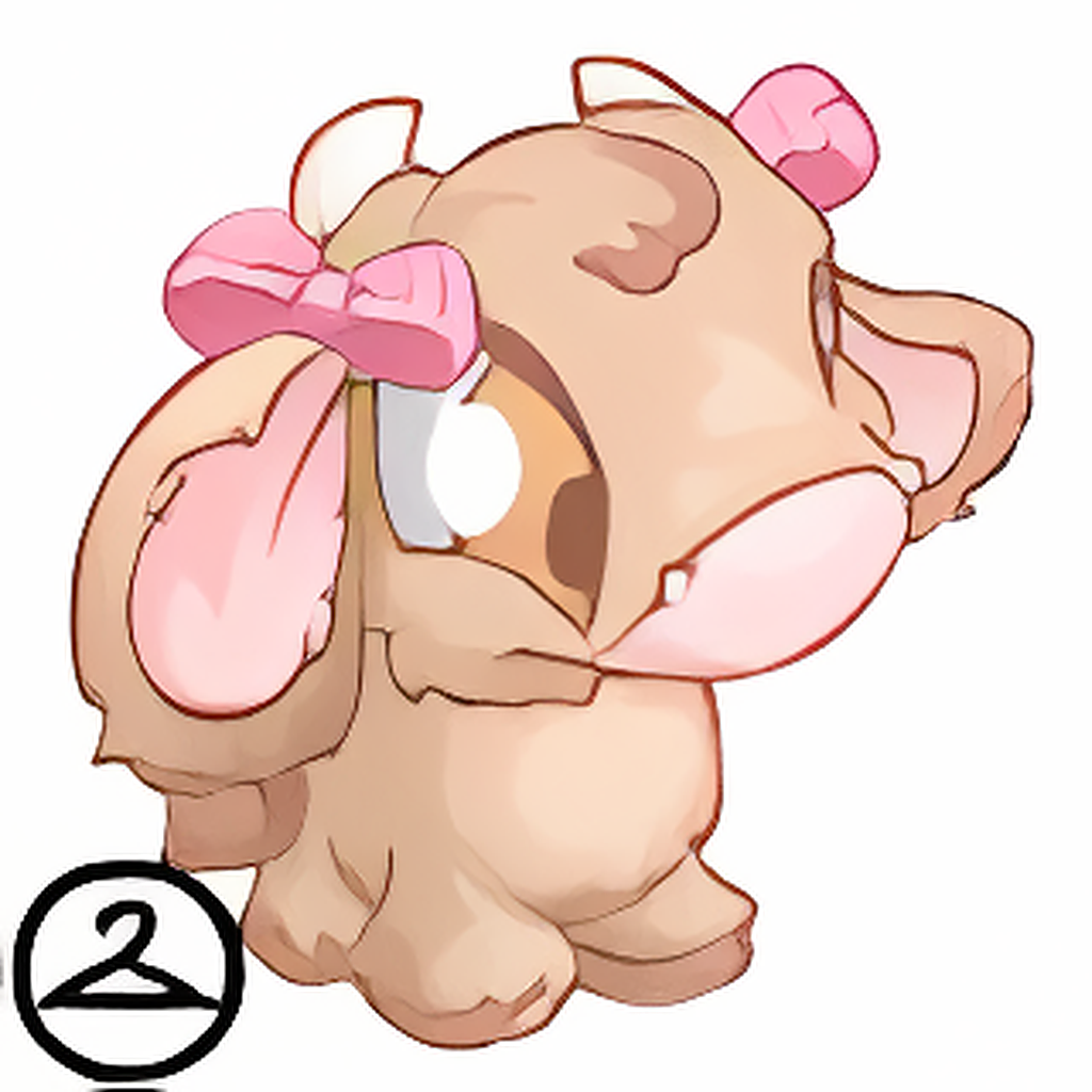 Adorable Tiny Fluffy Kau Oufit