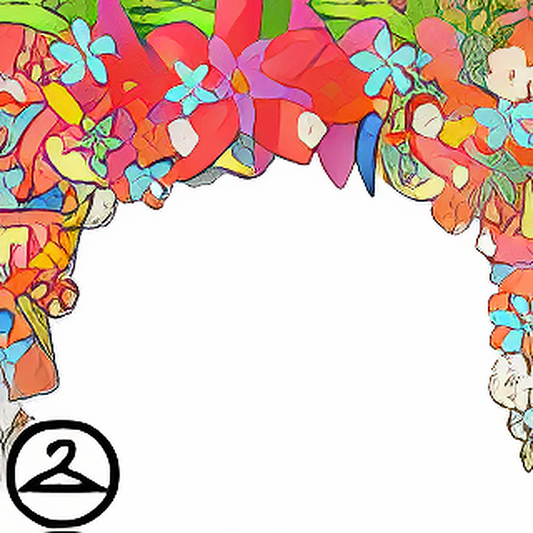 Colourful Pinwheel Garland
