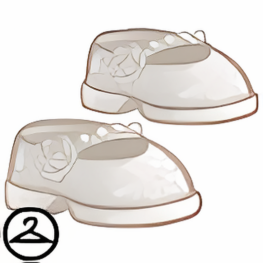 White Rose Slippers