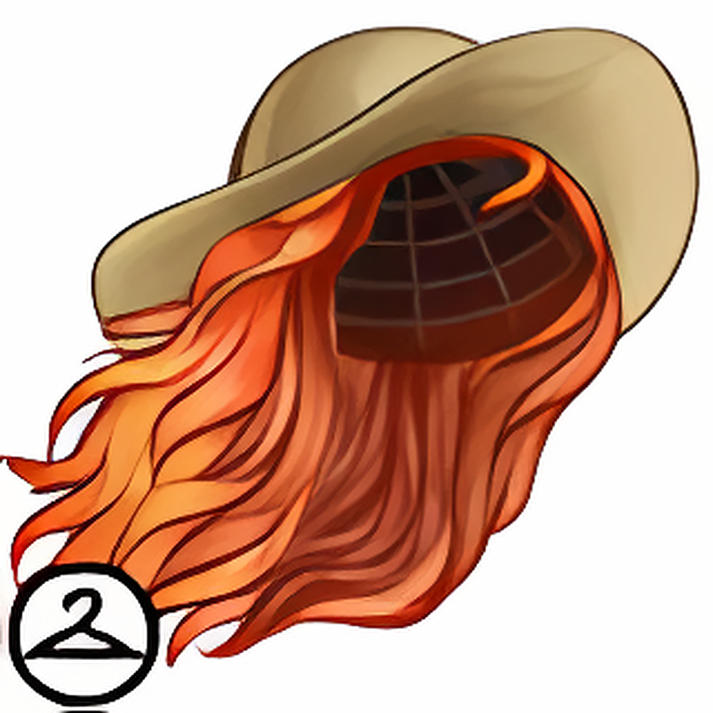 Dyeworks Red: Windswept Wig and Hat