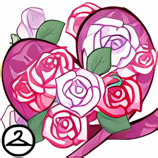 Valentines Bouquet Garland