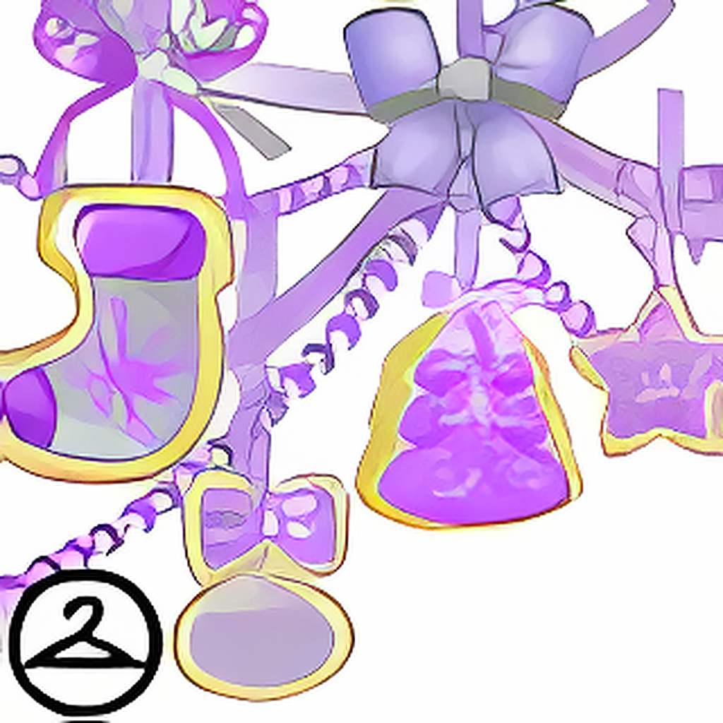 Dyeworks Purple: Sugar Icing Holiday Cookies Garland
