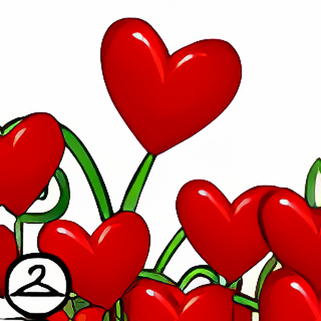 Blooming Flower Hearts