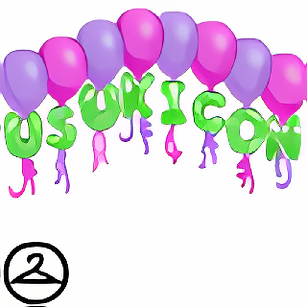 Usukicon Balloon Banner