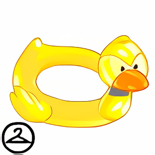 Adorable Yellow Mallard Float Ring