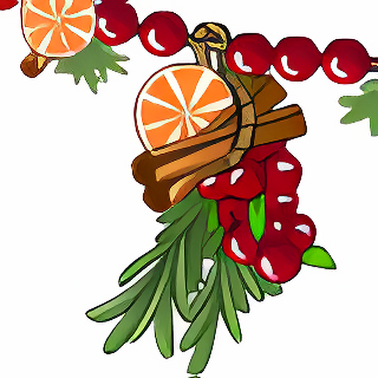 Winter Solstice Orange Garland