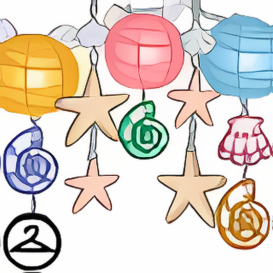 Beach Lanterns Garland