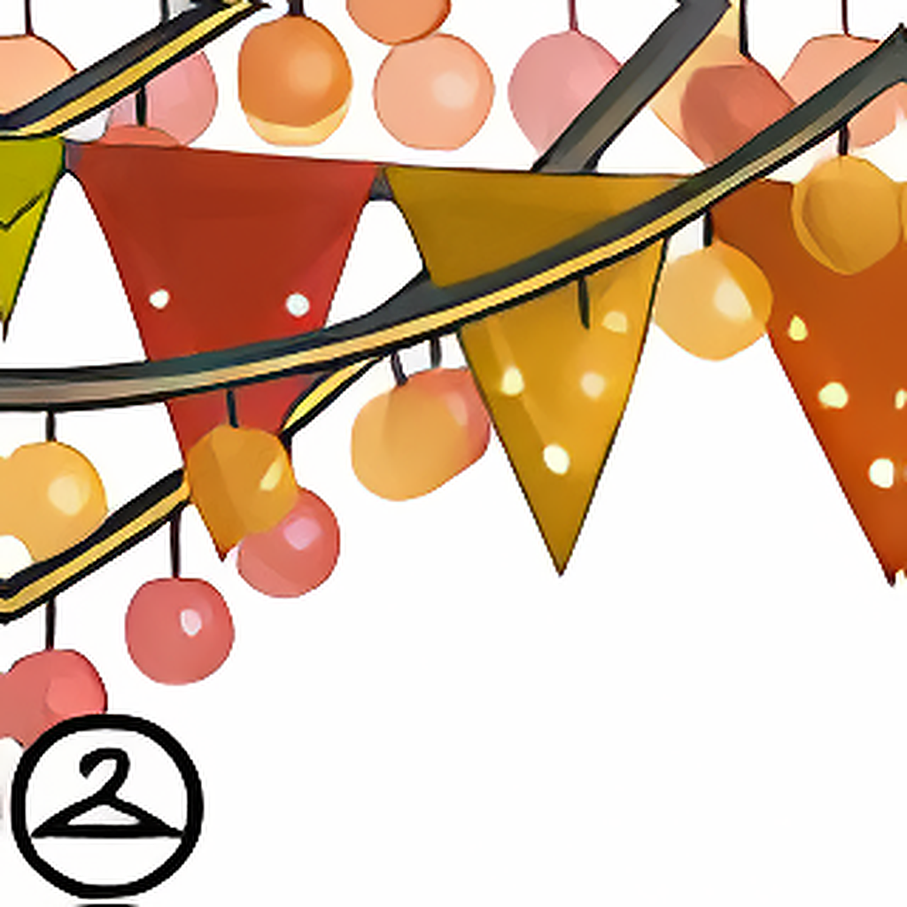 Autumn Pennant String Lights