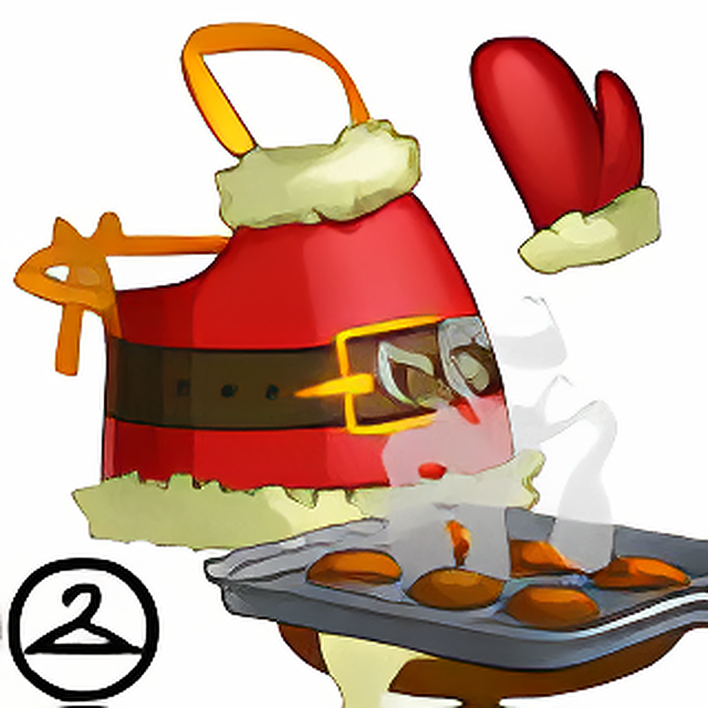 Holiday Apron and Fresh Cookies
