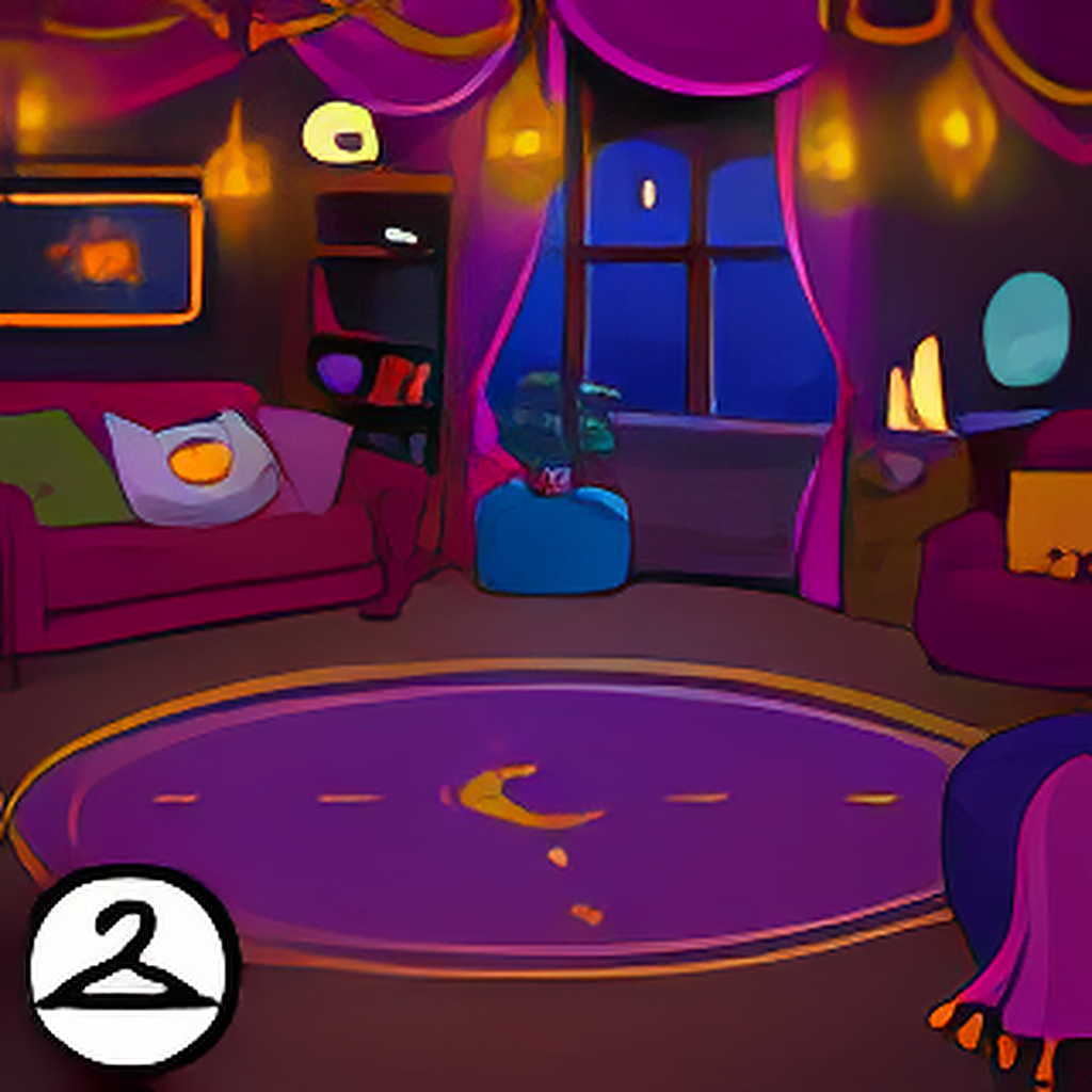 Whimsigoth Living Room Background