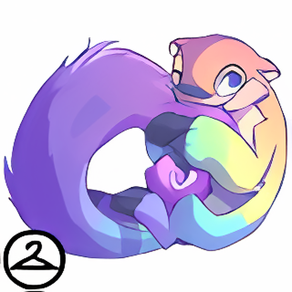Prismatic Pastel: Adoring Rainbow Lutari
