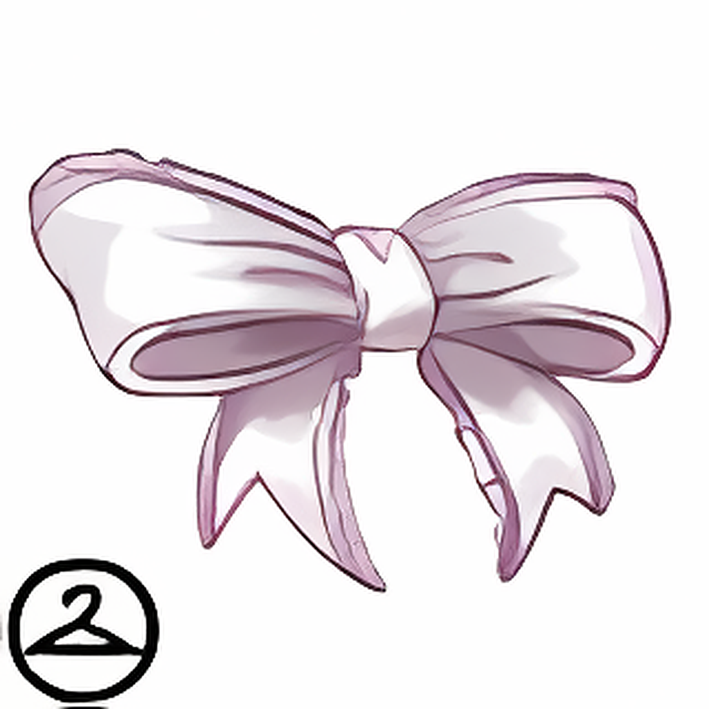 Winter White Hair Bow