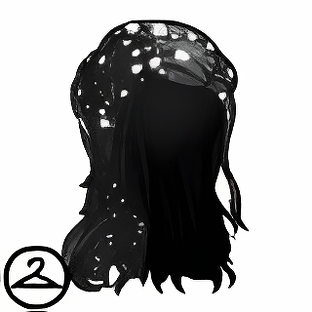 Dyeworks Black: Snowfall Long Hair