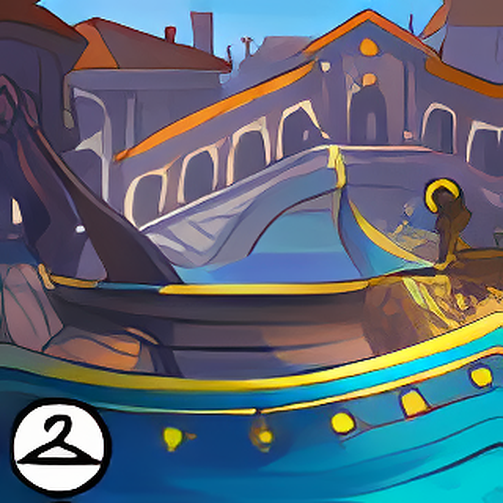 Enchanting Boat Ride Background