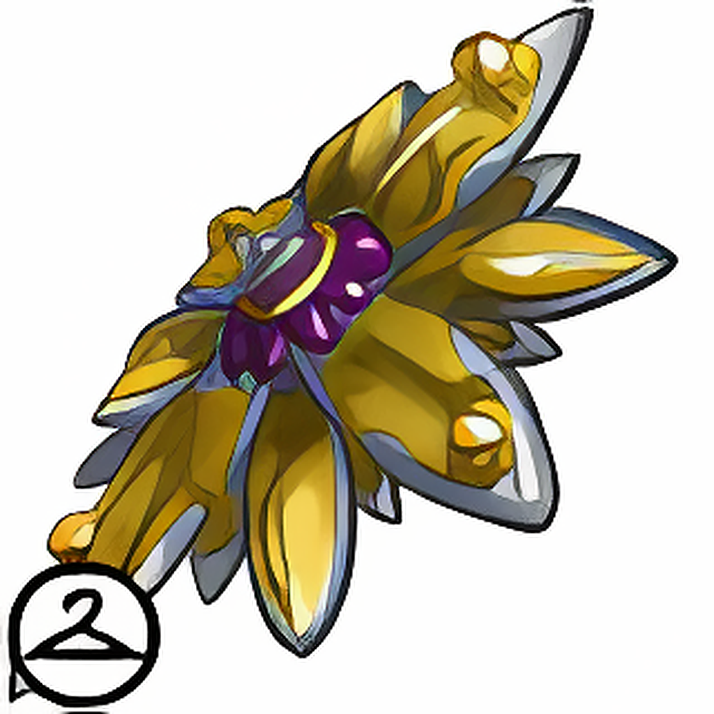 Metal Daisy-shaped Flower Shield