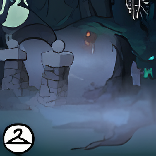Entrance to Haunted Woods Background