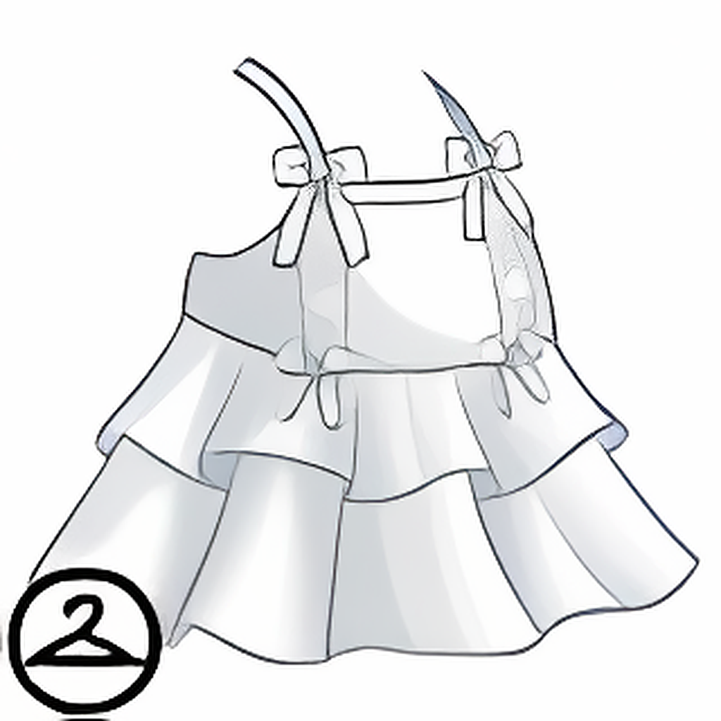 MME33-S2a: White Stable Girl Dress