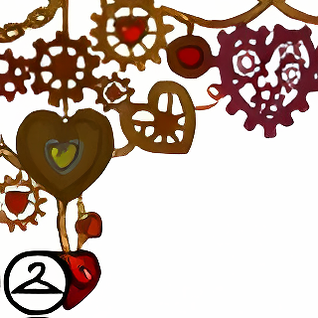 Gears and Hearts Garland