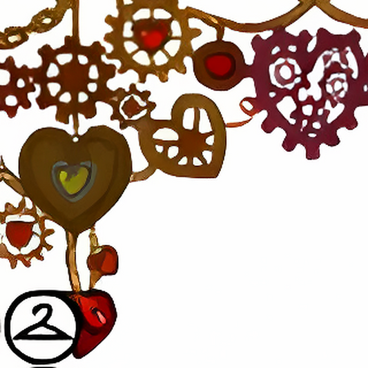 Gears and Hearts Garland