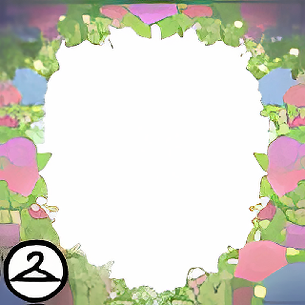 Dreamy Spring Flower Frame