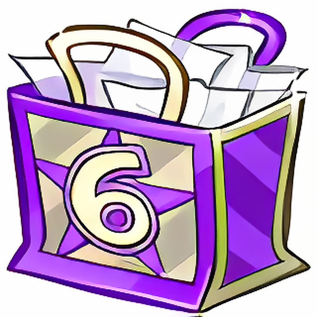 Second NC Mall Sixth Birthday Goodie Bag