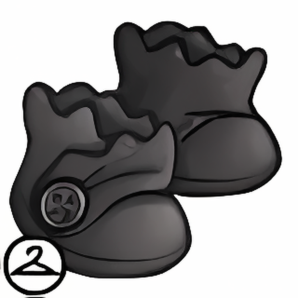Dyeworks Black: Baby Button Boots
