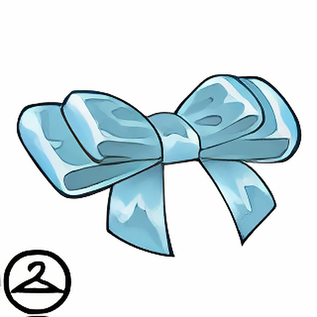 Dyeworks Light Blue: Mutant Pink Hair Bow