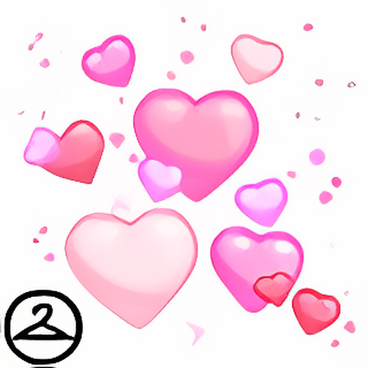 Dyeworks Pink: Colourful Hearts
