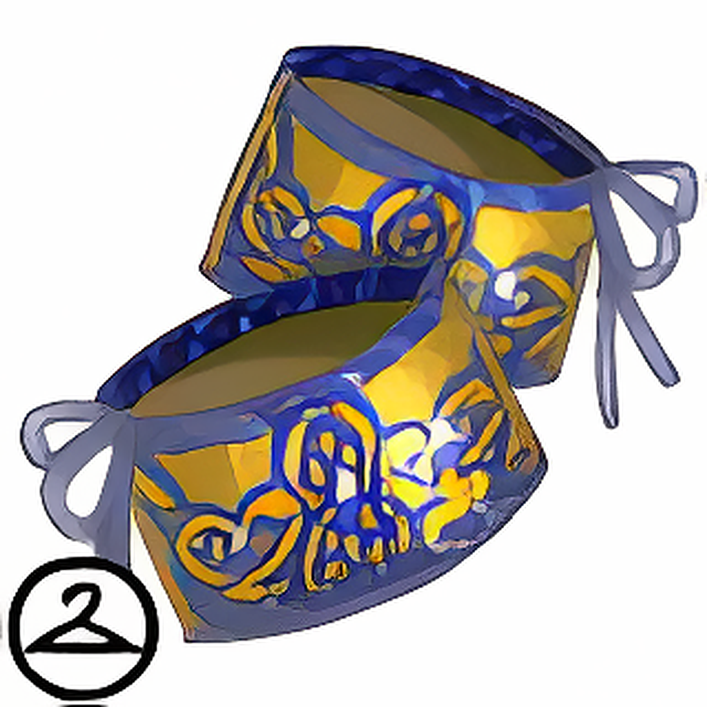 Beaded Damask Cuffs