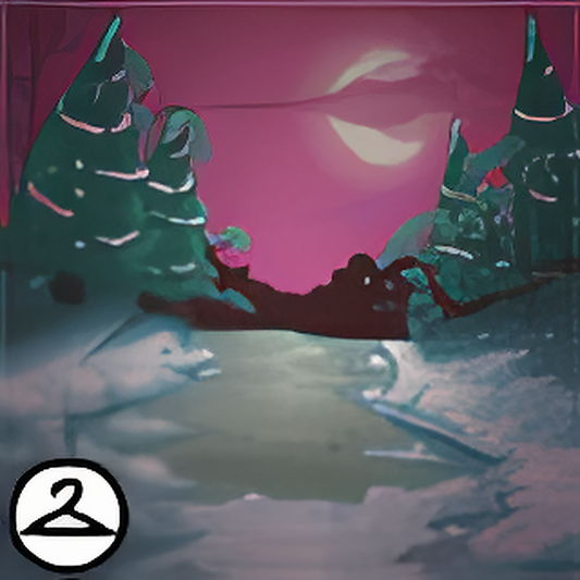 Cold Winter Night Background