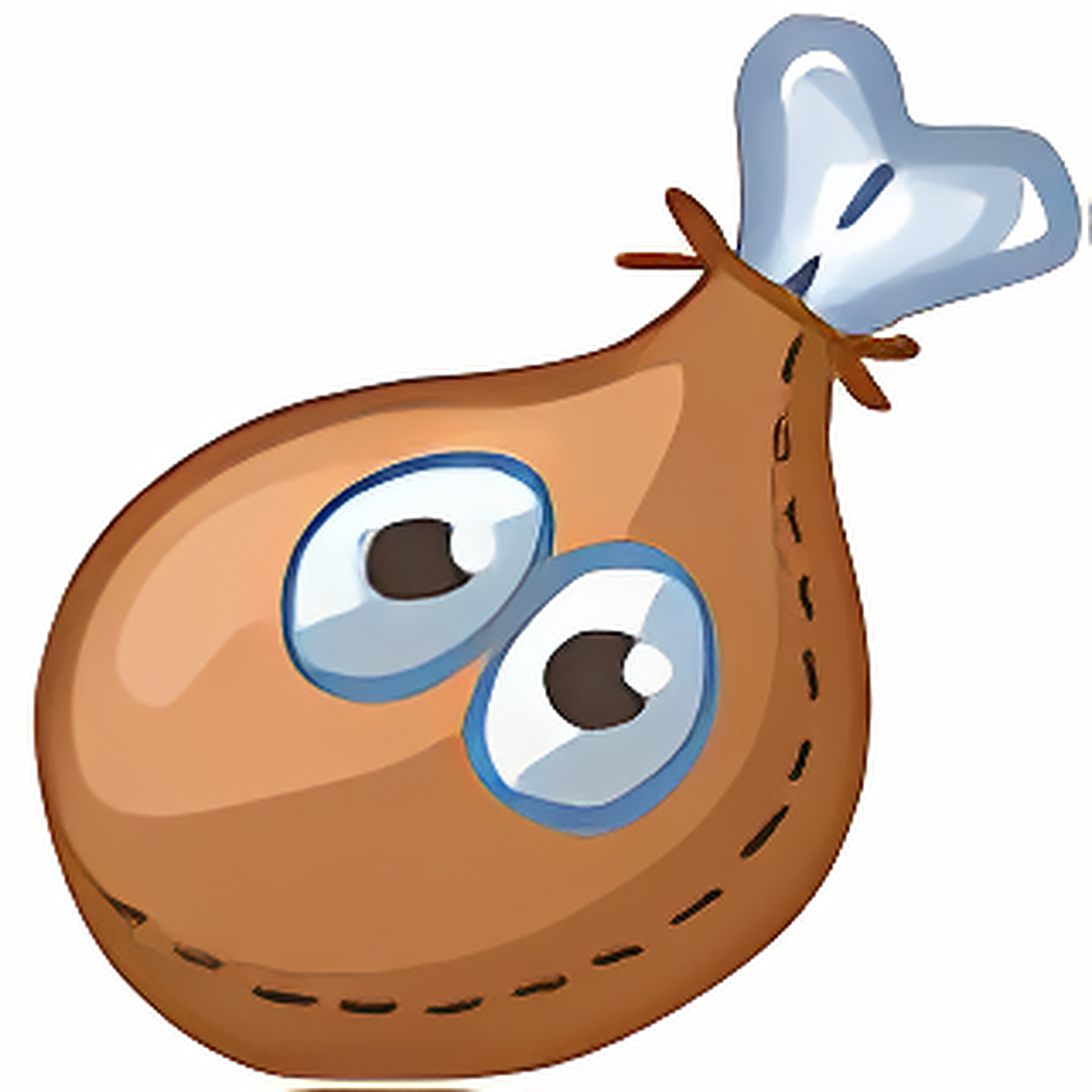 Chicken Leg Plushie