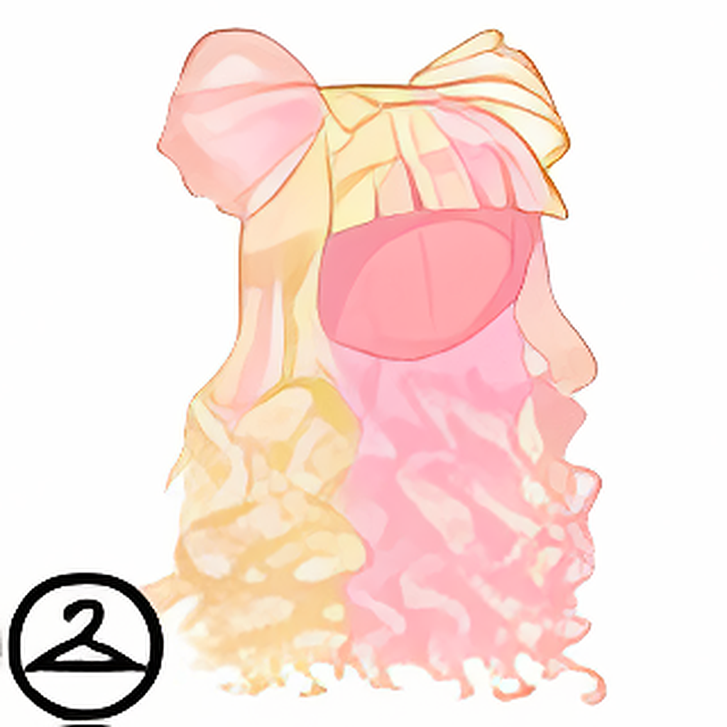 Dyeworks Blonde: Pastel Buns with Curly Locks Wig