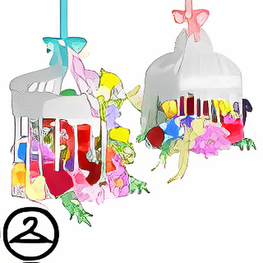 Caged Flower Garland