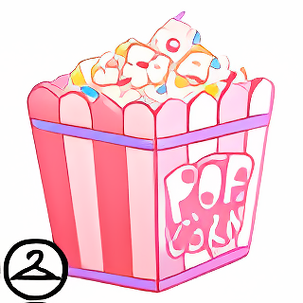 Pastel Candied Popcorn
