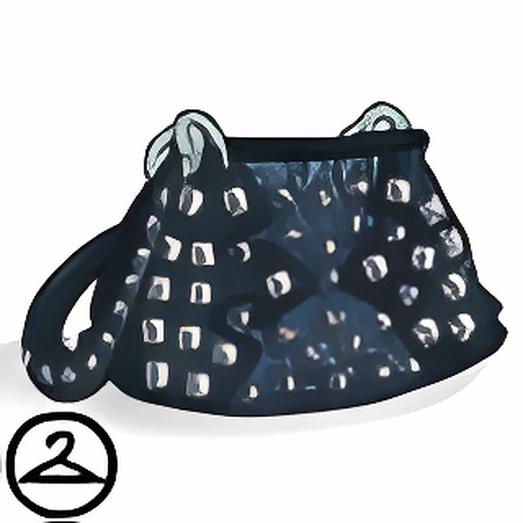 Silver Studded Purse