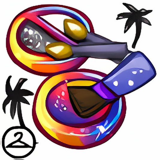 Eventide Palm Tree Face Paint