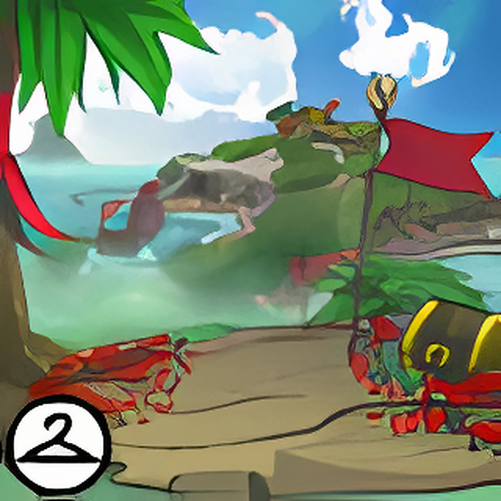 Discovery of Krawk Island Day Background