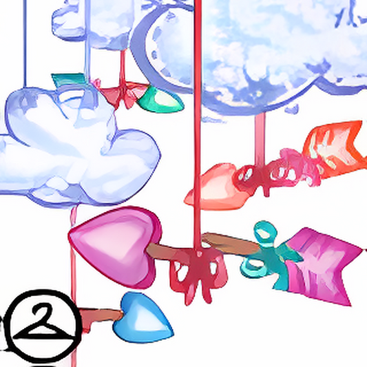 Handmade Valentine Arrows Garland