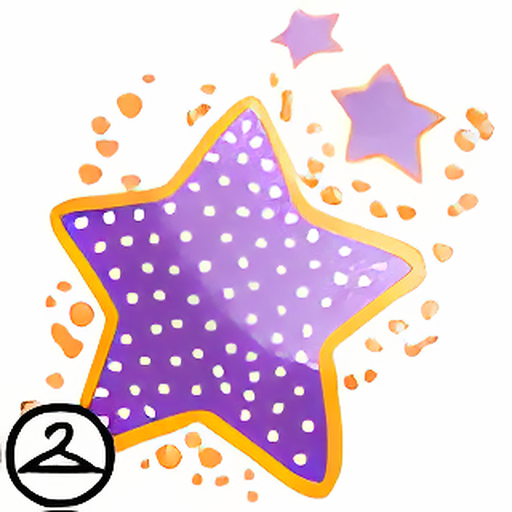 Dyeworks Purple: Stars and Glitter Face Paint